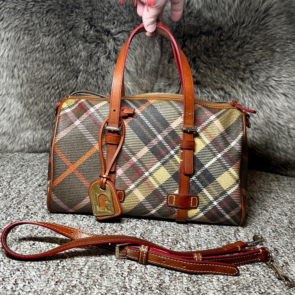 D&B plaid satchel FREE SHIPPING